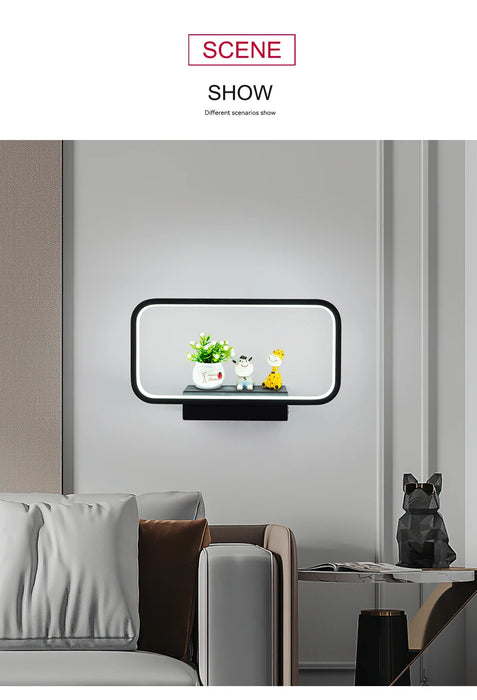 Modern Wall Light – Infinite Dimming LED for Bedroom & Living Room Ambience