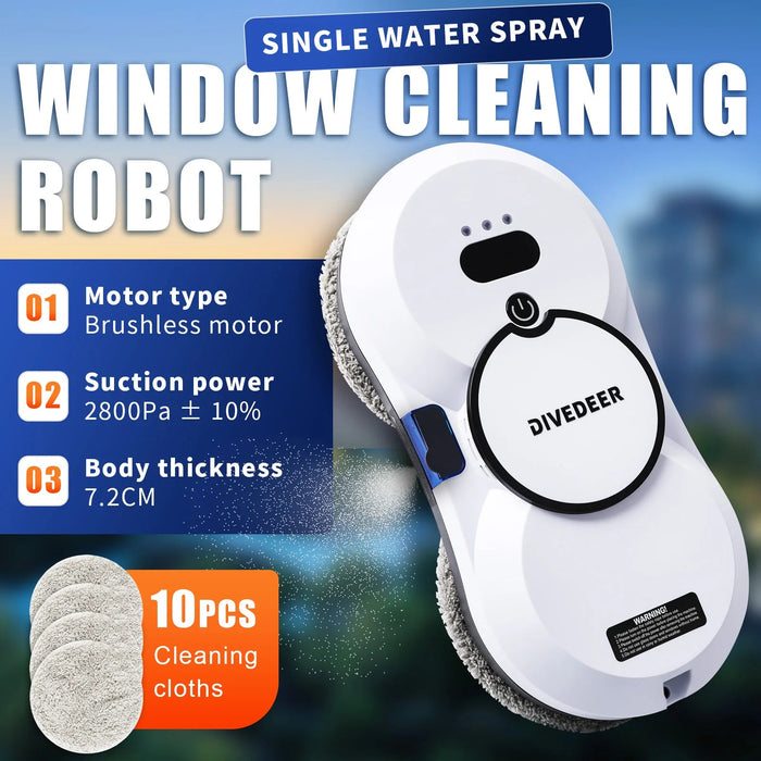 Window Cleaning Robot – Automatic Glass Cleaning & Suction Control Samanta Factory