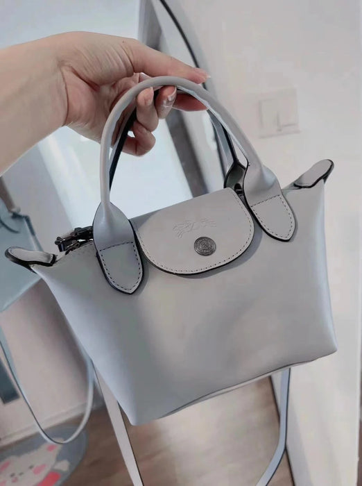 Soft PU Hobo Bag – Compact Zipper Shoulder Design SF