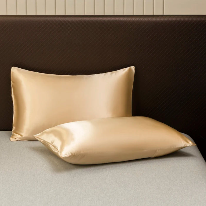 KISS NEST Satin Bed Sheet Set – Smooth 200TC Polyester, Twin to King Sizes - Samanta Factory