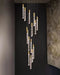 Modern Pendant Light – Luminous Acrylic with Brushed Aluminum Finish - Samanta Factory