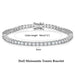 Luxury D Color Round Cut Bracelet for Men & Women - Samanta Factory