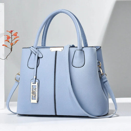 Women’s TPU handbag – stylish lightweight bucket tote bag with polyester lining