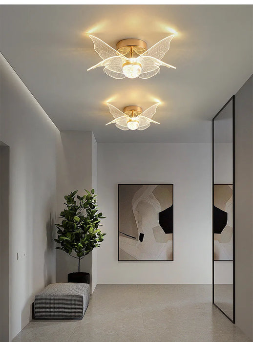 Crystal Pendant Light – Modern Loft Hanging Lamp with Iron & Glass Design