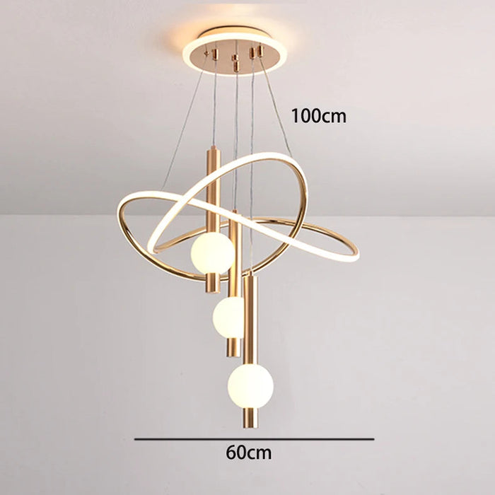 LED Crystal Pendant Light – 3 Color Modes with Remote Dimming SF