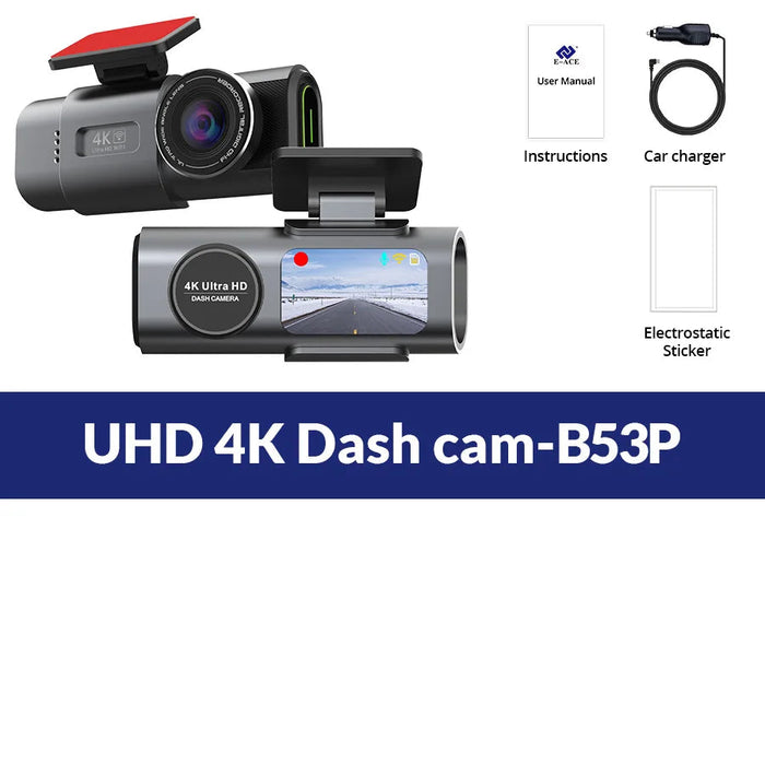 4K Dual Dash Cam – Ultra-Clear Front & Rear Recording Samanta Factory