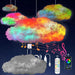 DIY USB LED Strip Lights Cloud-Shaped Atmosphere Lamp with Bluetooth App and Remote for Bedroom or Gaming Room