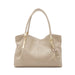 Genuine Leather Shoulder Bag – Elegant Casual Tote with Beading & Sequins for Women - Samanta Factory