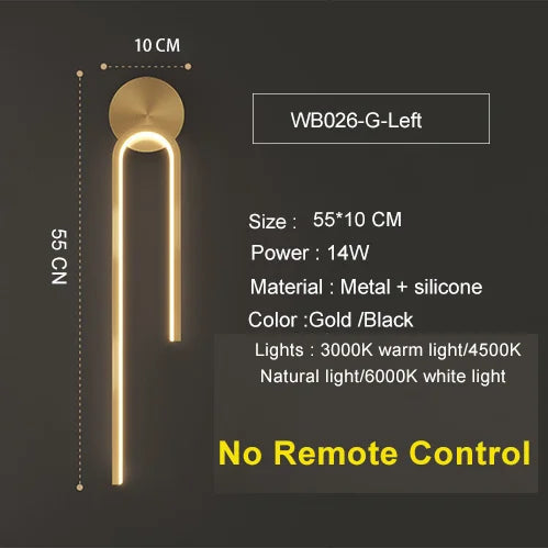 LED Wall Light – Modern Indoor Wall Sconce with 3-Colour Temperature for Bedroom & Hallway SF