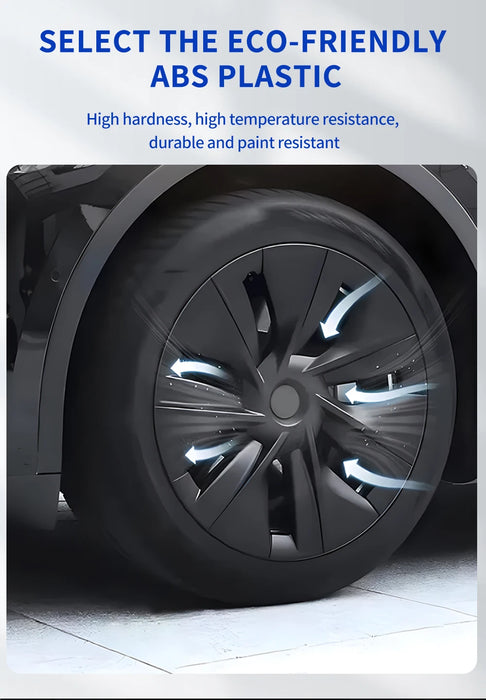 HL 19 Inch Hub Cap for Tesla Model Y 2020-2023 Wheel Hubcap Performance Replacement Wheel Cap Full Rim Cover Accessories - Samanta Factory
