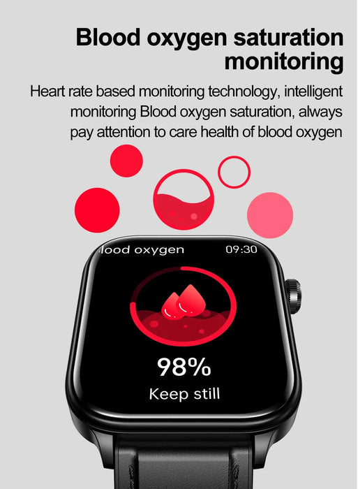 ECG Health Smartwatch – AMOLED Display & AI Voice Calling SF