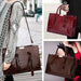 Luxury Crocodile Pattern Handbag – Large Capacity Vintage Women’s Leather Tote Shoulder Bag SF