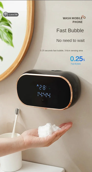 Automatic Foaming Soap Dispenser – Touchless Smart Sensor with USB Rechargeable & Wall Mount Design