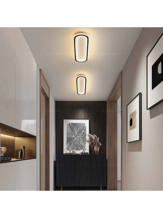 Modern LED Ceiling Light – Long Surface-Mounted Fixture with Dimmable Brightness - Samanta Factory