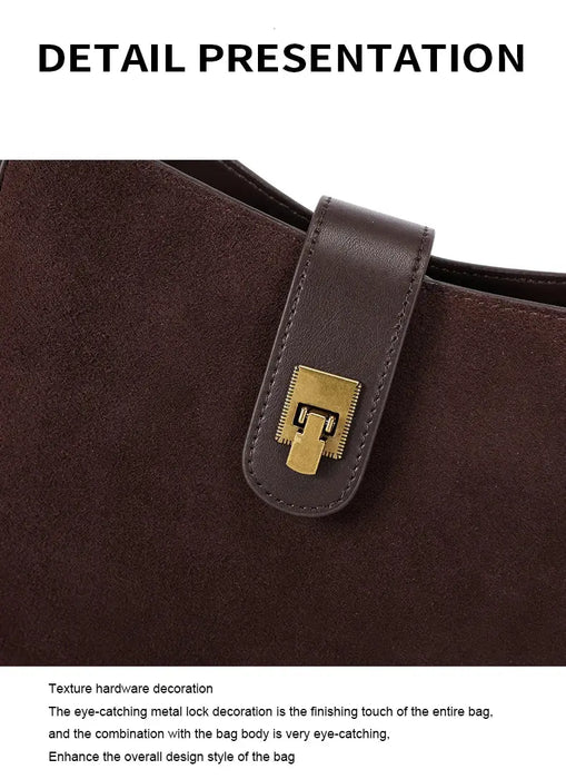 Cow Leather Shoulder Bag – Soft Half Moon Shape SF