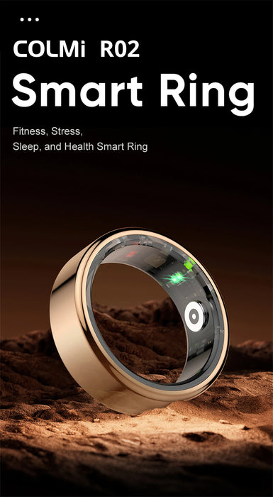 Smart Fitness Ring – Health Tracking with Sleep, Heart Rate & Gesture Control