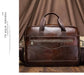 Leather Business Briefcase – Lightweight Men’s Work Tote Bag SF