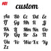 Custom Multi Name Necklace – Personalized Letter Pendant for Women SF