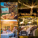 LED Globe String Lights – Shatterproof & Waterproof Outdoor Lighting - Samanta Factory