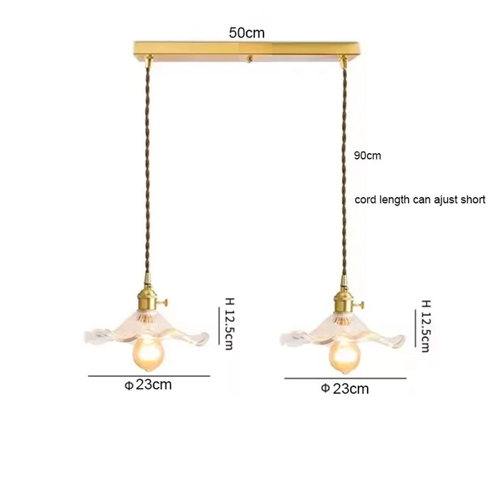 Art Deco Copper Pendant Light – Elegant Ceiling Lamp for Modern Interiors - Samanta Factory