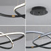 Modern E27 Alloy Pendant Light – Black & Gold LED Ceiling Fixture - Samanta Factory