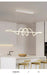 Contemporary Aluminum & Acrylic Pendant Chandelier with Adjustable Brightness & Remote - Samanta Factory