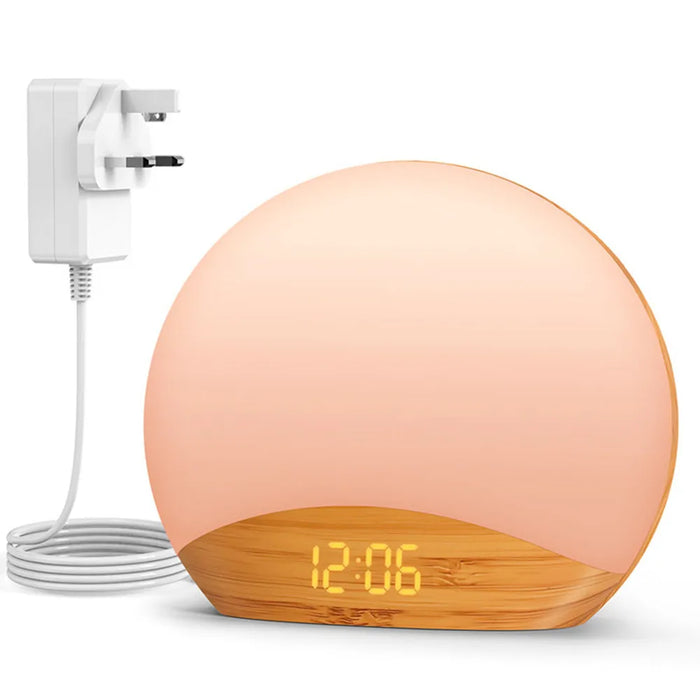 Sunrise Alarm Clock & Sound Machine – All-in-One Sleep Aid with Nature Sounds & Gentle Wake-Up Light