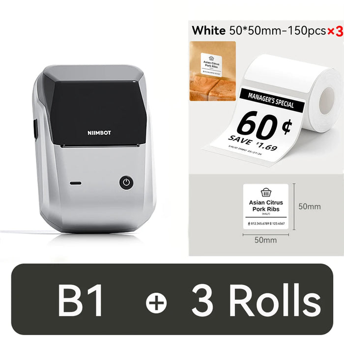 Thermal Label Maker – Bluetooth Portable Printing Samanta Factory