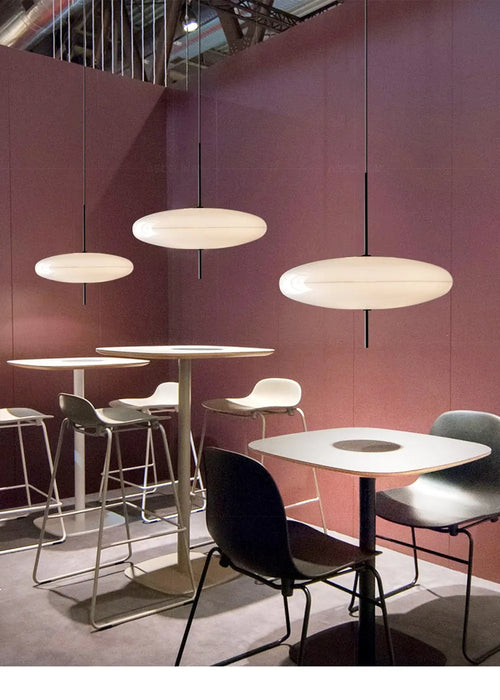 Modern Pendant Light – Flying Saucer Design with LED Illumination
