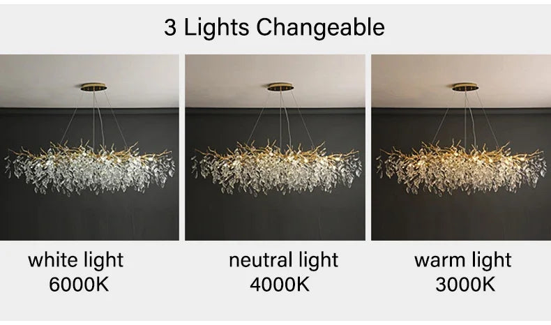 Crystal Chandelier – Modern Indoor Villa Lighting SF
