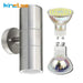 Stainless Steel LED Wall Light – IP65 Waterproof GU10 Up Down Outdoor Sconce SF