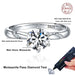 Diamond-Tested Moissanite Wedding & Anniversary Ring for Women SF