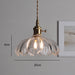 Japanese Glass Pendant Light – Polished Copper Ceiling Lamp for Modern Homes - Samanta Factory