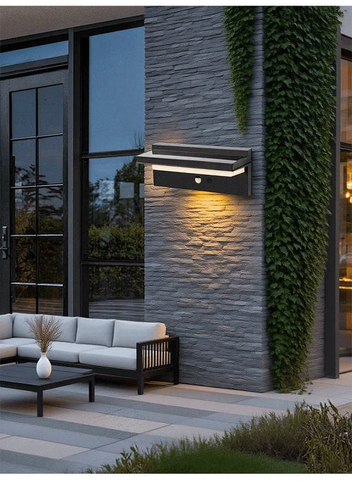 Solar Motion Sensor Wall Lamp – Waterproof Outdoor LED Lighting for Garden & Porch - Samanta Factory