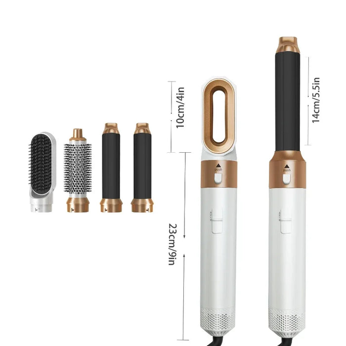 5-in-1 Hair Dryer Brush – Versatile Styling with Ionic & Infrared Technology