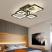 LED Ceiling Light – Modern Geometric Design with Remote Dimming - Samanta Factory