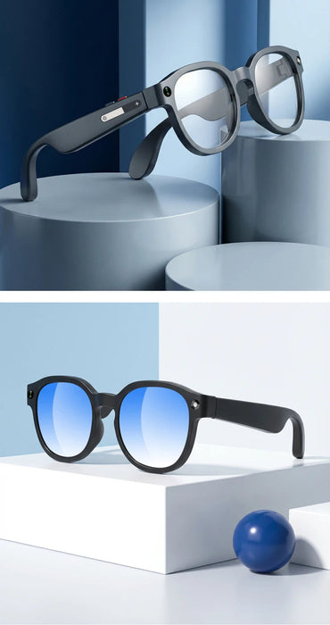 AI Smart Glasses with 4K Camera & Translation – Bluetooth Calling Music Sunglasses SF