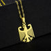 Eagle Pendant Necklace – Patriotic Unisex Chain SF