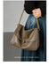 Leather Crossbody Bag - Vintage Soft Flap Style SF