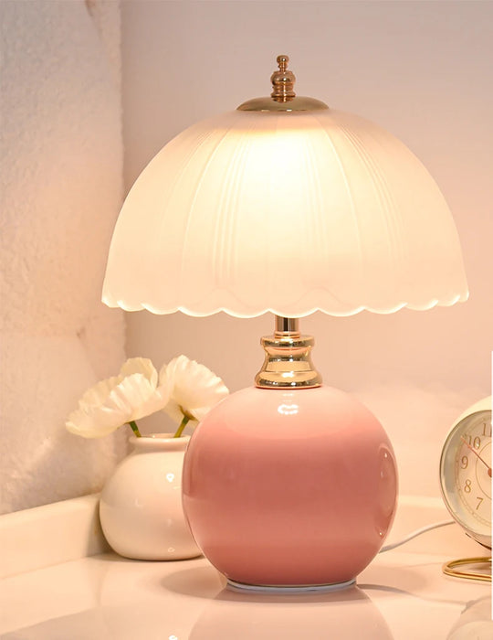 LED Book Light – USB-Powered Ceramic Lamp with Dimmable Color Option