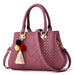 Women’s Large Capacity Boston Handbag – PU Leather Shoulder & Crossbody Tote Bag SF
