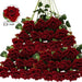 Artificial Velvet Roses – 50PCS Long-Stem Flower Bouquet SF