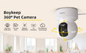 Indoor Dome Security Camera – 360° View & 3MP Color Night Vision SF