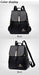 Women’s Leather Backpack – Fashionable White Shoulder Bag for Travel & School - Samanta Factory