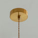 Japanese Glass Pendant Light – Polished Copper Ceiling Lamp for Modern Homes - Samanta Factory