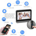 Smart WiFi Door Viewer Camera – 3MP HD, 4.3" LCD, PIR Motion, 2-Way Audio, Night Vision, Tuya & Alexa. - Samanta Factory