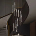 Modern Pendant Light – Luminous Acrylic with Brushed Aluminum Finish - Samanta Factory
