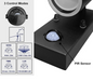 PIR Motion Sensor LED Wall Light – Stainless Steel, Waterproof IP44 Outdoor Lamp - Samanta Factory
