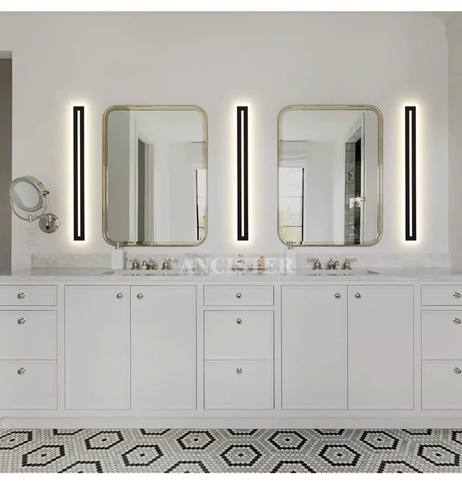 Outdoor LED Wall Light – Waterproof IP65 Long Strip Sconce for Porch & Courtyard