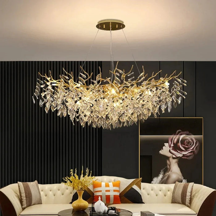 Crystal Chandelier – Modern Indoor Villa Lighting SF